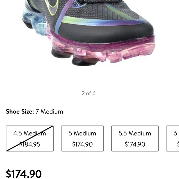 Nike Vapormax Bubble Pack Black 4Y - Picture 9 of 9